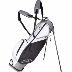 Sun Mountain 2023 Sun Mountin 2.5+ Stand Bag -Clubs Elegant store 2023 sun mountain 2.5 nickel white black