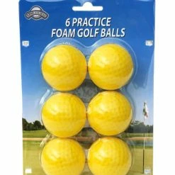 On Course 6 FOAM PRACTICE BALLS YELLOW