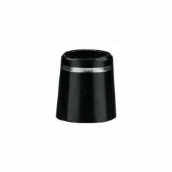 Oversize .350" Wood Ferrule - Black/Chrome Dz