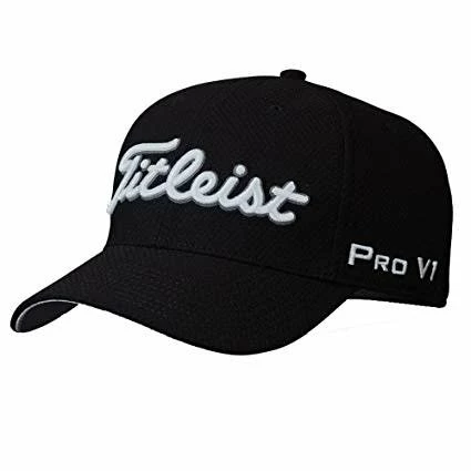 Titleist DOBBY TECH STAFF HAT BLACK 1 Titleist DOBBY TECH STAFF HAT BLACK