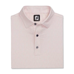 FOOTJOY BEAD CHAIN QUARTZ PINK/WHITE POLO
