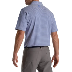 FOOTJOY Feeder Stripe Mix Stretch Pique Self Collar -Clubs Elegant store footjoy feeder stripe mix stretch pique self colla 2