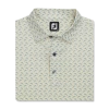 FOOTJOY LEAPING DOLPHINS POLO LEMONADE/DOVE GREY