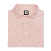 FOOTJOY SCHOOL OF FISH QUARTZ PINK POLO