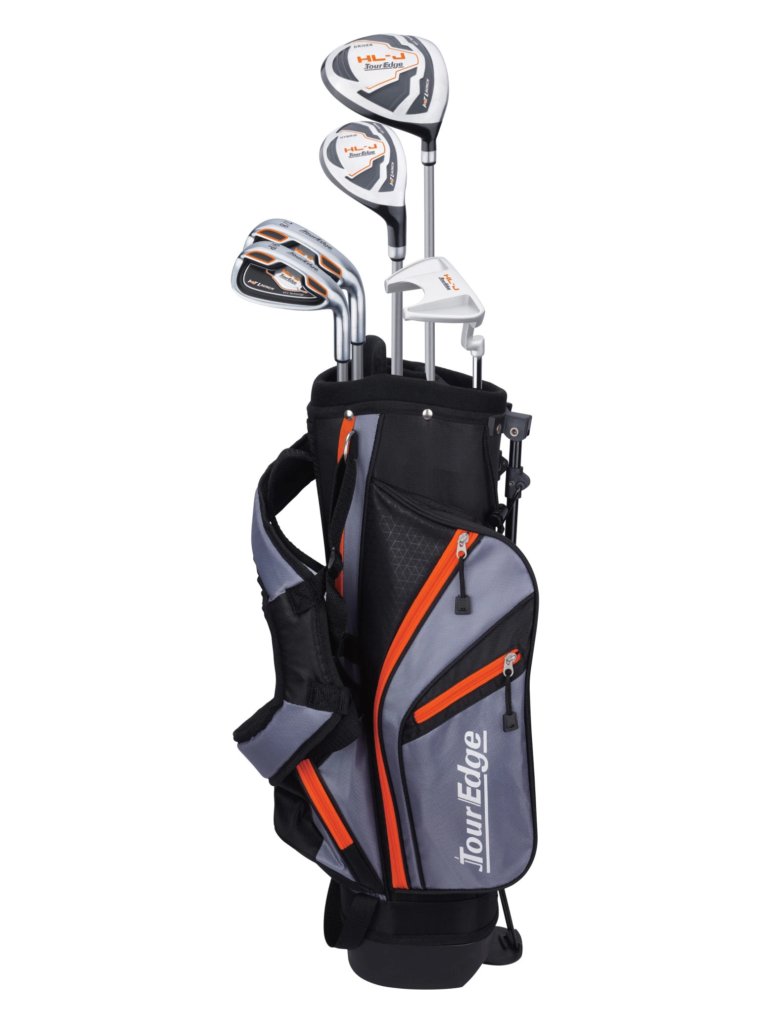 Tour Edge HL-J 5-8 ORANGE 5-CLUB SET W/BAG LEFT HAND 1 Tour Edge HL-J 5-8 ORANGE 5-CLUB SET W/BAG LEFT HAND