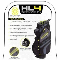 Tour Edge HL4 DELUXE CART BAG -Clubs Elegant store hl4 deluxe cart bag 7