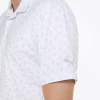 PUMA MATTR POLLINATION POLO BRIGHT WHITE/HIGH RISE