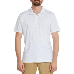 PUMA MATTR POLLINATION POLO BRIGHT WHITE/HIGH RISE -Clubs Elegant store puma mattr pollination polo bright white high rise 3