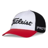 Titleist TOUR PERFORMANCE MESH HAT (BLACK/RED/WHITE)