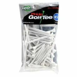 PRIDE SPORTS WOOD TEES 3 1/4'' 75 PACK WHITE